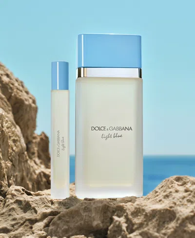 Dolce & Gabbana Light Blue Eau De Toilette Trio Gift Set In Transparent