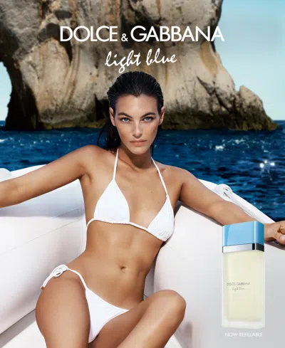 Dolce & Gabbana Light Blue Eau De Toilette Trio Gift Set In Transparent