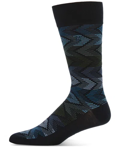 Perry Ellis Portfolio Men's Herringbone Socks In Multi