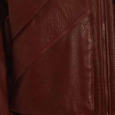 Salvatore Santoro Jackets Brown In Burgundy