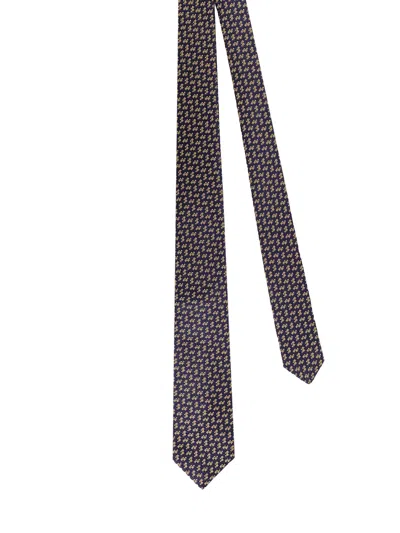 Kiton Textured-finish Tie In Brown