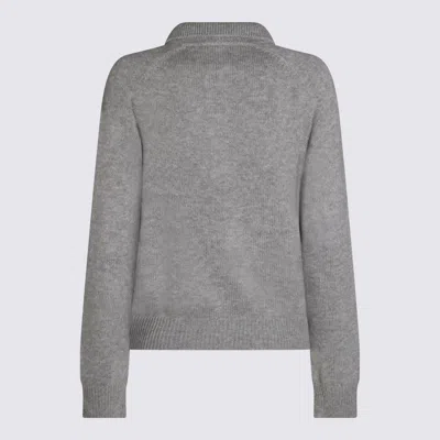 Allude Sweaters Blacks And Greys In Gray