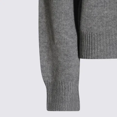 Allude Sweaters Blacks And Greys In Gray