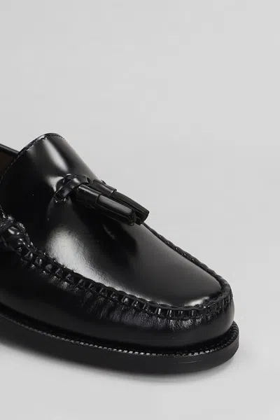 Sebago Classic Will Loafers In Black Leather In Multi
