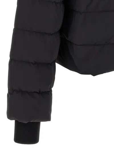 Rick Owens Mens Black Gimp Padded Shell-down Jacket In Black