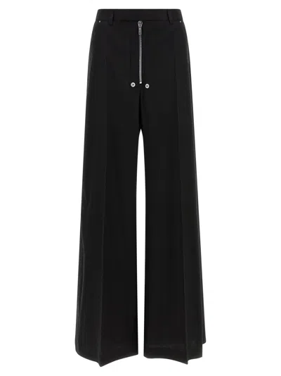 Rick Owens Wide-leg Tailored Belas Pants In Black