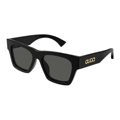 Gucci Grey Square Ladies Sunglasses Gg1835s 001 52 In Black