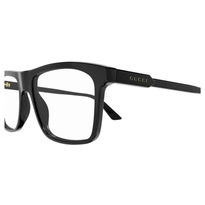Gucci Eyewear Rectangle Frame Glasses In Black