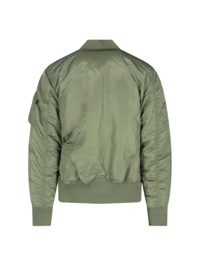 Alpha Industries Men S Ma-1 Tt Two Tone Bomber Jacket Sage In Green