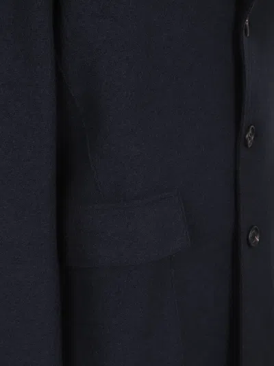 Eleventy Tailored Coat With Flap Pockets And Notch Lapel In Gold
