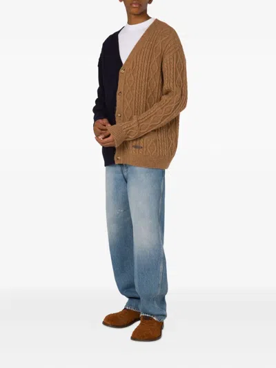 Moschino Couture Bicolor Caridigan In Multi