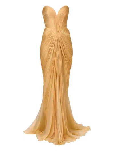 Iris Serban Christina Gown In Brown