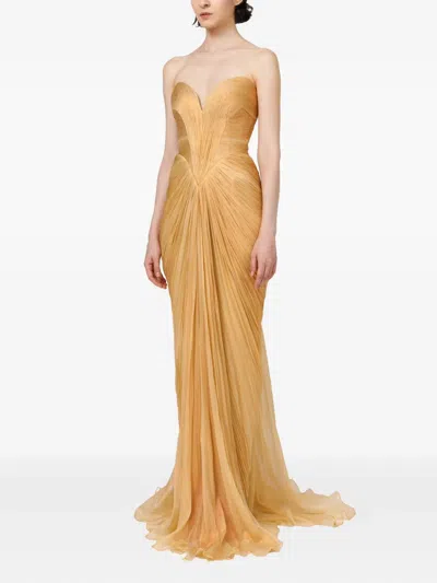Iris Serban Christina Gown In Brown