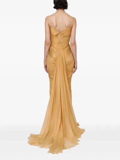 Iris Serban Christina Gown In Brown