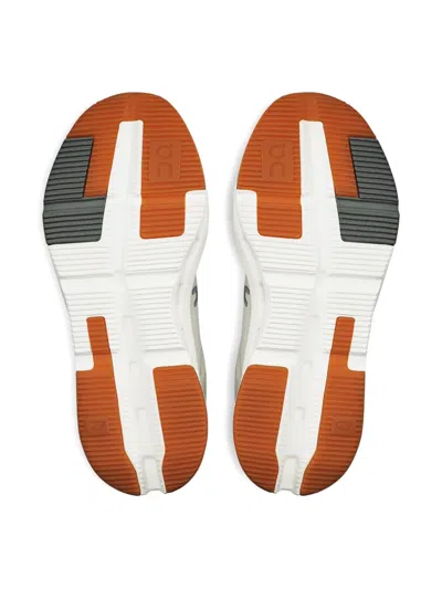 On Be Kids' Cloudnova Youth Woven Trainers Eur 37.5 /4.5 Uk In White