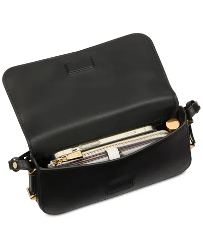 Kate Spade Liv Leather Shoulder Bag In Black