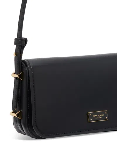 Kate Spade Liv Leather Shoulder Bag In Black