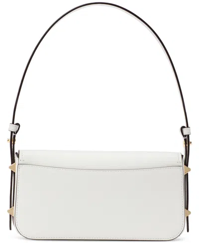Kate Spade Liv Leather Shoulder Bag In White