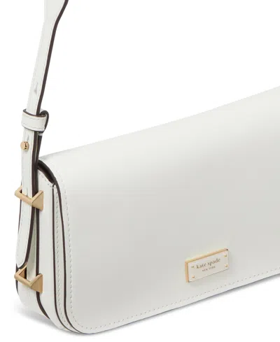Kate Spade Liv Leather Shoulder Bag In White