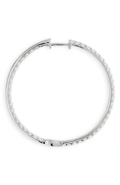 Bony Levy Audrey Luxe Inside Out Hoop Earrings In Metallic
