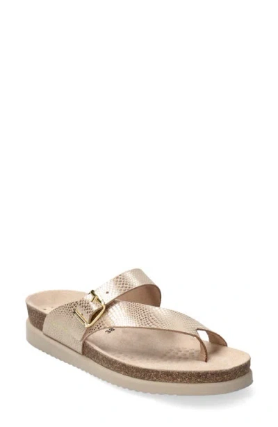Mephisto Helen Toe Loop Sandal In Neutral