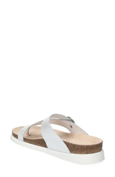Mephisto Helen Toe Loop Sandal In Silver