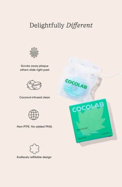Cocolab Cocofloss Refillable Mint Floss In Transparent