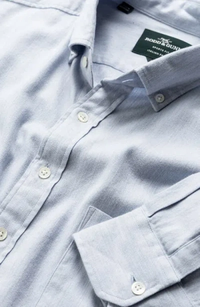 Rodd & Gunn Rodd And Gunn Barrhill Long Sleeve Slim Fit Shirt In Purple