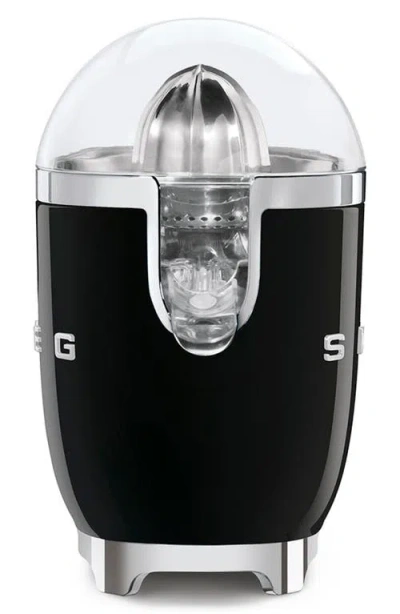 Smeg Retro-style Electric Citrus Juicer In Black