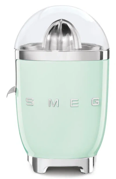 Smeg Retro-style Electric Citrus Juicer In Green
