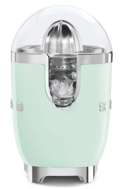 Smeg Retro-style Electric Citrus Juicer In Green
