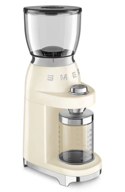 Smeg Cgf11 Coffee Grinder In White