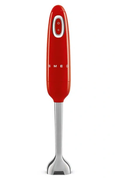 Smeg '50s Retro Style Hand Blender With Accessories In Red