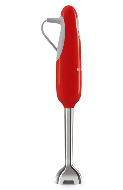 Smeg '50s Retro Style Hand Blender With Accessories In Red