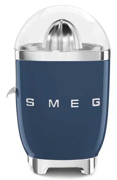 Smeg 50's Retro Style Aesthetic Citrus Juicer In Blue