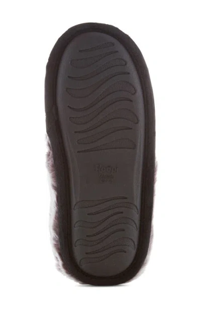 Floopi Faux Shearling Lined Slipper In Black