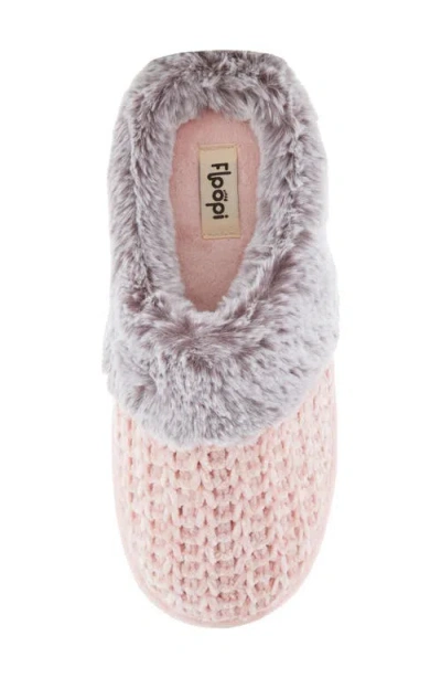 Floopi Faux Shearling Lined Slipper In Pink