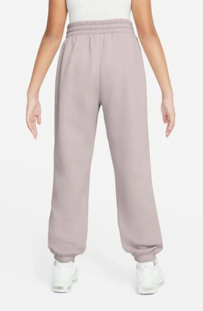 Nike Club Big Kid Girls Cuffed Loose Fit Fleece Jogger Pant In Pink