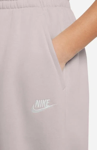 Nike Club Big Kid Girls Cuffed Loose Fit Fleece Jogger Pant In Pink