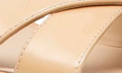 Stuart Weitzman Dayna Ankle Strap Wedge Sandal In Brown