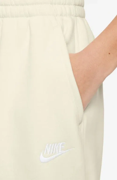 Nike Club Big Kid Girls Cuffed Loose Fit Fleece Jogger Pant In Neutral