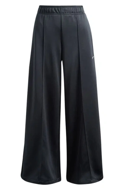 Nike Sportswear Wide Leg Track Pants In Black