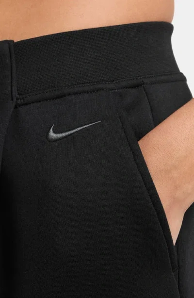 Nike Sportswear Modern Fleece Mid Rise Loose Pants In Black