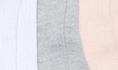 Nordstrom Rack Assorted 3-pack Bow Back Glitter Demi Crew Socks In Multi