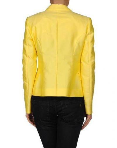 Shop Emanuel Ungaro Blazer In 黄色