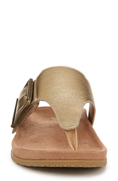 Vionic Emma Flip Flop In Gold
