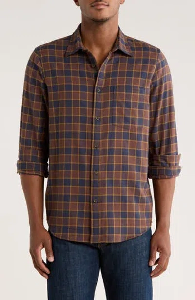 14th & Union Plaid Flannel Button-up Shirt In Multi