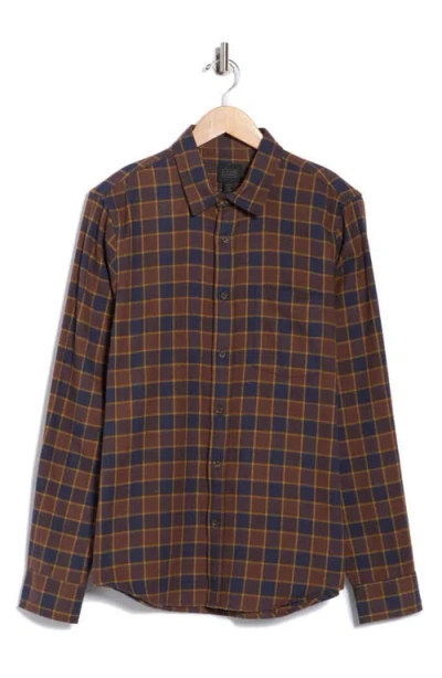 14th & Union Plaid Flannel Button-up Shirt In Multi
