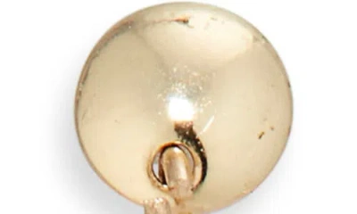 Nordstrom Rack Floating Cubic Zirconia Disc Linear Earrings In Gold