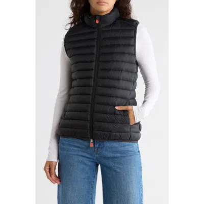 Save The Duck Ladies Black Charlotte Quilted Gilet In Black